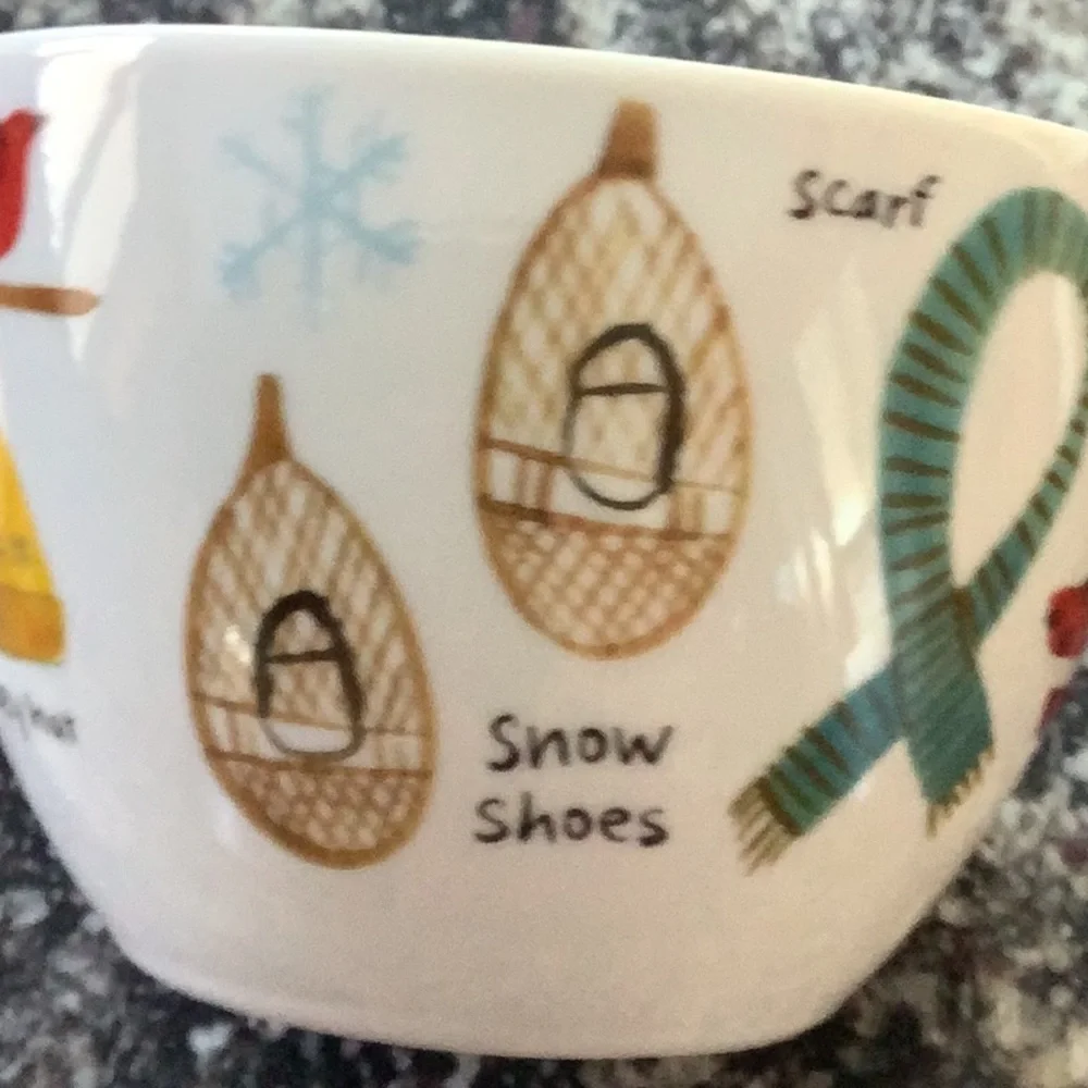 Crate&Barrel Holiday Ceramic Bowls - set of 3